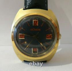 Montre Ancienne LeCoultre Benrus 14K Electroplated Or Fonctionne 1960-70
