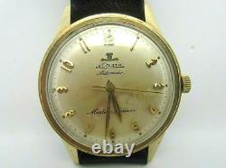 Montre Automatique Vintage Le Coultre Master Mariner 1200 Homme Rare 10k GF