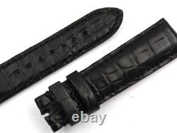 Montre Band Jaeger-LeCoultre Noir Bracelet 19 Alligator Fermoir Ardillon Luxe