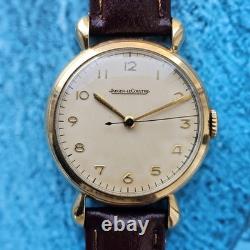 Montre-Bracelet Homme Vintage Jaeger LeCoultre à Remontage Main en Or