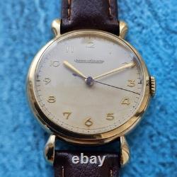 Montre-Bracelet Homme Vintage Jaeger LeCoultre à Remontage Main en Or