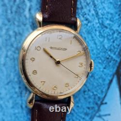 Montre-Bracelet Homme Vintage Jaeger LeCoultre à Remontage Main en Or