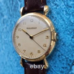 Montre-Bracelet Homme Vintage Jaeger LeCoultre à Remontage Main en Or
