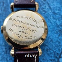 Montre-Bracelet Homme Vintage Jaeger LeCoultre à Remontage Main en Or