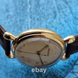 Montre-Bracelet Homme Vintage Jaeger LeCoultre à Remontage Main en Or