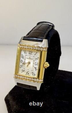 Montre Femme Jaeger LeCoultre Reverso Acier Inoxydable Or 18K Diamant Q7068421