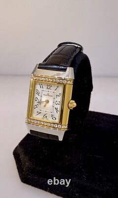 Montre Femme Jaeger LeCoultre Reverso Acier Inoxydable Or 18K Diamant Q7068421