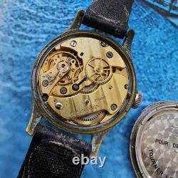 Montre Homme Militaire Vintage Jaeger LeCoultre WWII Cadran Tritium Cal P478