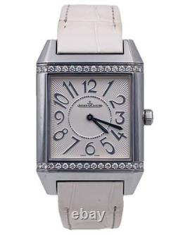 Montre Jaeger-LeCoultre Reverso Squadra Diamants 234.8.47 Cadran Blanc