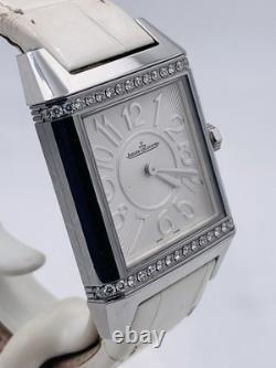 Montre Jaeger-LeCoultre Reverso Squadra Diamants 234.8.47 Cadran Blanc