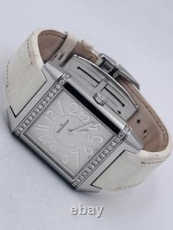Montre Jaeger-LeCoultre Reverso Squadra Diamants 234.8.47 Cadran Blanc