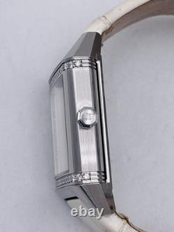 Montre Jaeger-LeCoultre Reverso Squadra Diamants 234.8.47 Cadran Blanc