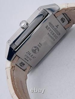 Montre Jaeger-LeCoultre Reverso Squadra Diamants 234.8.47 Cadran Blanc