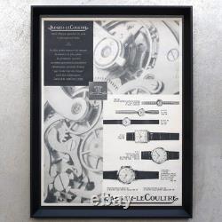 Montre Jaeger Lecoultre 1961 Française Vintage Ad Encadrée Collection