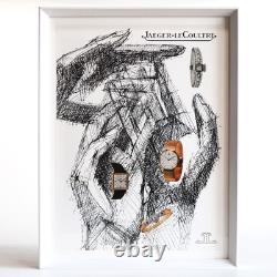 Montre Jaeger-Lecoultre 1961 Jean Colin Illustration Française Vintage Ad
