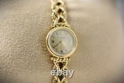 Montre Jaeger Lecoultre, Circa 1954, entièrement or 18 carats, bracelet tressé