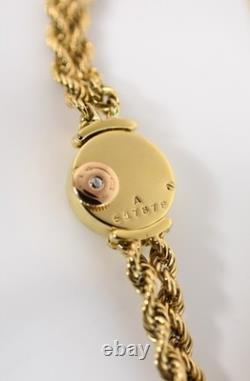 Montre Jaeger Lecoultre, Circa 1954, entièrement or 18 carats, bracelet tressé