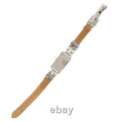 Montre Jaeger Lecoultre Ideale 460.8.08 en cuir de vache en acier