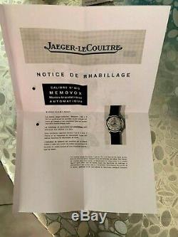 Montre Jaeger Lecoultre Memovox Automatic Alarm Watch Inox