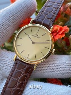 Montre Jaeger Lecoultre en or massif 18 carats 750 homme Swiss Made 9212 12 j Montre Jaeger Lecoultre en or massif 18 carats 750 homme Swiss Made 9212 12 j