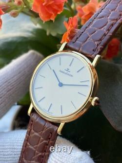 Montre Jaeger Lecoultre en or massif 18 carats 750 homme Swiss Made 9212 12 j