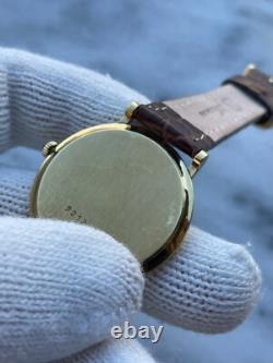 Montre Jaeger Lecoultre en or massif 18 carats 750 homme Swiss Made 9212 12 j