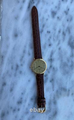 Montre Jaeger Lecoultre en or massif 18 carats 750 homme Swiss Made 9212 12 j