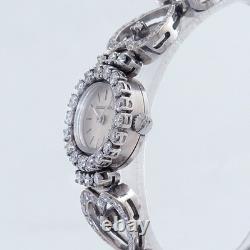 Montre Jaeger-le Coultre or blanc 18 carats/750 diamants env. 2,35 ct