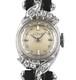 Montre LeCoultre 590 &agrave; remontage manuel diamant cocktail vintage 14,5 mm
