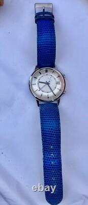 Montre Lecoultre Memovox Mécanique Stainless Steel Modèle Rare Et Ancien