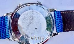 Montre Lecoultre Memovox Mécanique Stainless Steel Modèle Rare Et Ancien