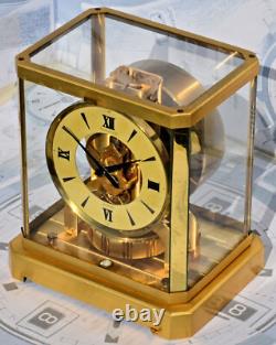 Montre Perpétuel Décor Atmos Jaeger-LeCoultre Année 1976 Rare 5909 Viiir