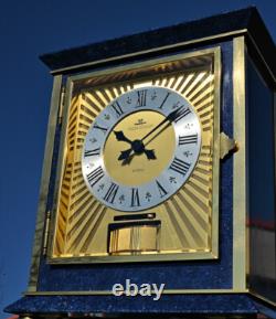 Montre Perpétuel Jaeger-LeCoultre Atmos Royale 1971 Bleu Lapis-Lazuli Beau