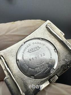 Montre Pierre Cardin By Jaeger LeCoultre PC 115 Op-Art années 70 France