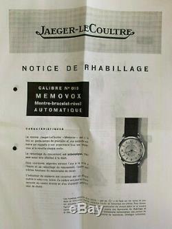 Montre Reveil Automatique Memovox Jaeger Lecoultre Automatic Alarm Watch