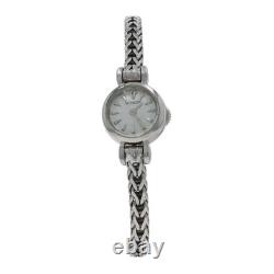 Montre Vintage Femme Jaeger LeCoultre Or Blanc 18 Carats Manuelle