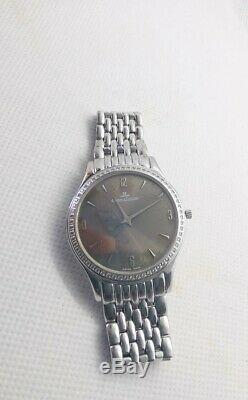 Montre Watch Jaeger Lecoultre Master Ultra Thin Diamant Homme Femme