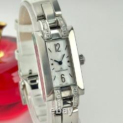 Montre à quartz pour femme JAEGER-LECOULTRE Ideale 460.8.08 cadran blanc