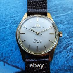 Montre-bracelet automatique vintage Jaeger-LeCoultre Asprey en or massif 9 ca