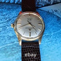 Montre-bracelet automatique vintage Jaeger-LeCoultre Asprey en or massif 9 ca