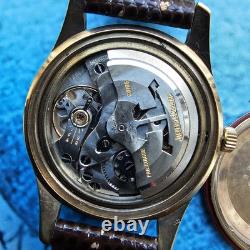 Montre-bracelet automatique vintage Jaeger-LeCoultre Asprey en or massif 9 ca