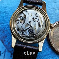 Montre-bracelet automatique vintage Jaeger-LeCoultre Asprey en or massif 9 ca