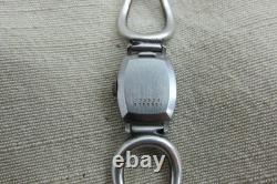 Montre-bracelet femme vintage Jaeger Lecoultre avec bracelet maille argent