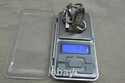 Montre-bracelet femme vintage Jaeger Lecoultre avec bracelet maille argent