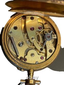 Montre de gousset (ou savonette) OR mouvement LECOULTRE numerotée poids 20 gr