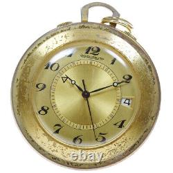 Montre de poche JAEGER-LECOULTRE 11003 date cal. K911 remontage manuel rare 25
