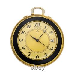 Montre de poche JAEGER LECOULTR MEMOVOX 11003 manuelle cal. K911 plaqué or