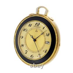 Montre de poche JAEGER LECOULTR MEMOVOX 11003 manuelle cal. K911 plaqué or