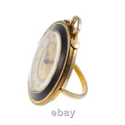 Montre de poche JAEGER LECOULTR MEMOVOX 11003 manuelle cal. K911 plaqué or