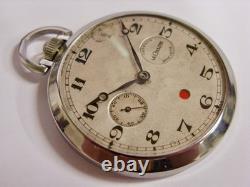Montre de poche LeCoultre 8 jours réserve de marche Power indicator 8 days 1930s